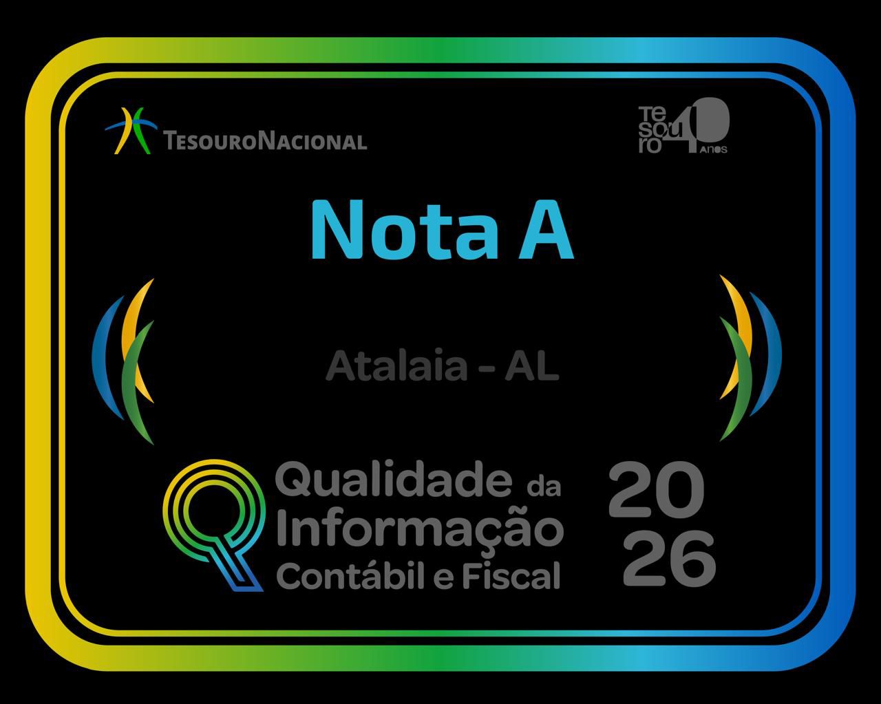Atalaia conquista Nota A da Secretaria do Tesouro Nacional e está entre os três melhores municípios de Alagoas